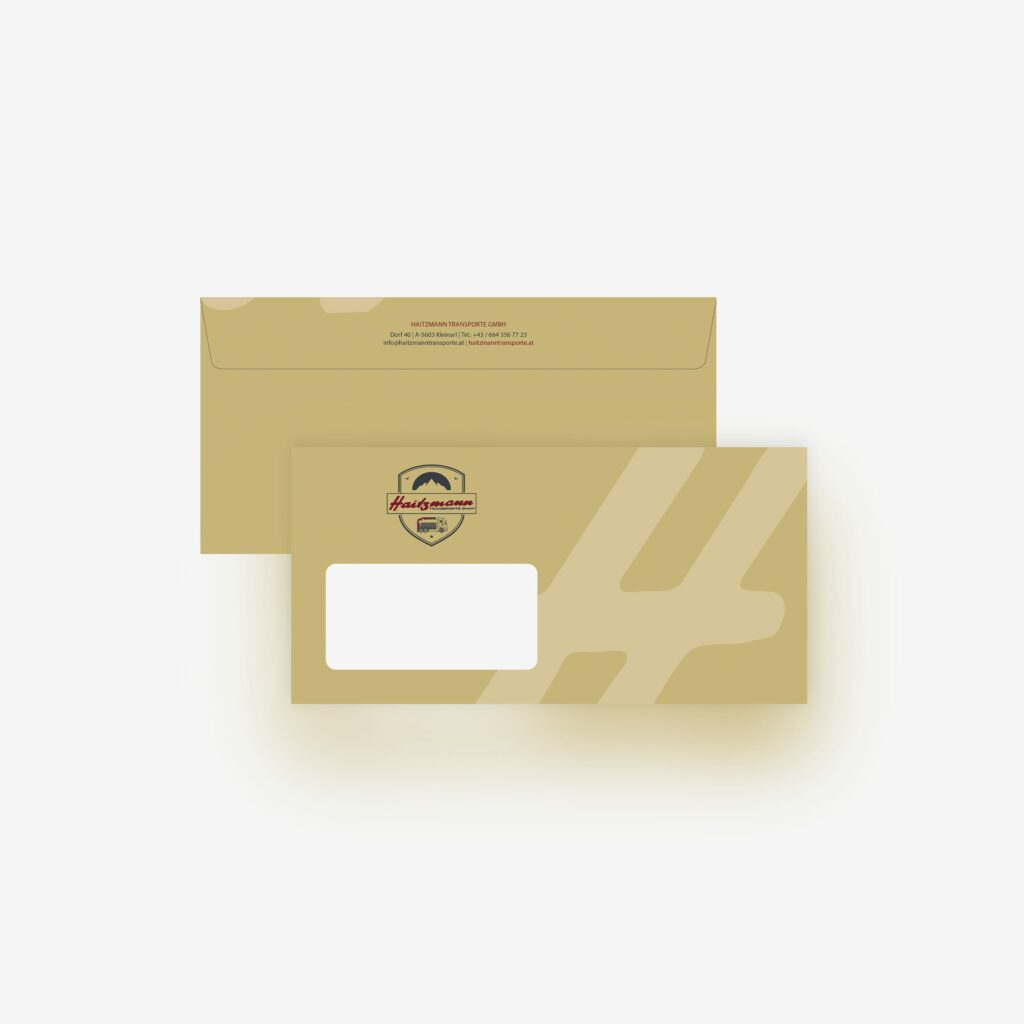 Geschäftsausstattung von Haizmann Transporte