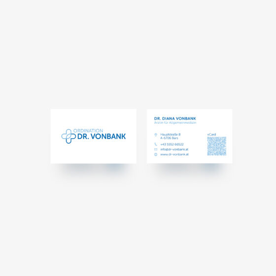 Visitenkarte von Dr. Diana Vonbank